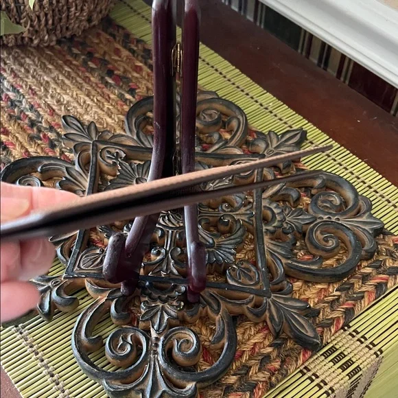 Coach Medium Brown Pebbled Leather Checkbook Wallet. VGUC - Picture 5 of 9